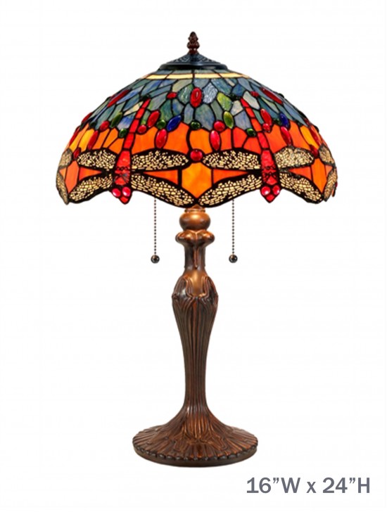 Dragonfly Tiffany Table Lamp